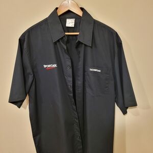 Brand New Men's Black Sportchek Technician button up Shirt size XL